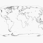 Printable Blank World Map Coloring Page Coloring Pages World