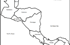 printable central america map outline Printable Central America Map Outline