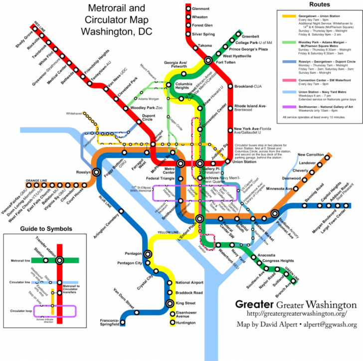Dc Metro Map Printablre