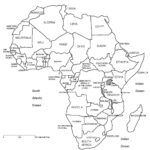 Printable Map Of Africa Africa Printable Map With Country Borders