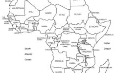 Printable Map Of Africa Africa Printable Map With Country Borders