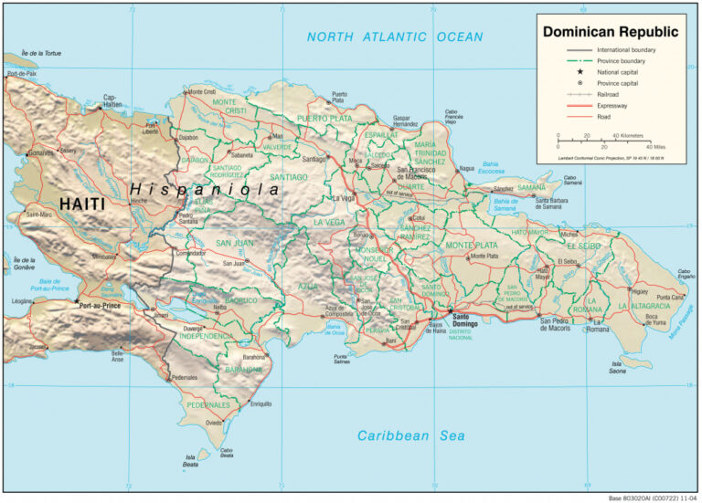 Printable Map Of Dominican Republic Printable Maps  Adams Printable Map