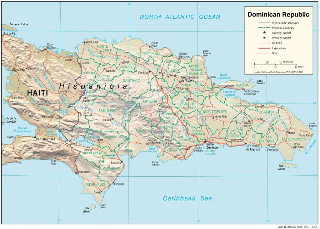 Printable Dominican Republic Map Adams Printable Map