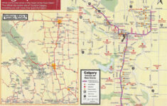 Printable Map Of Downtown Calgary Printable Maps