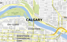 Printable Map Of Downtown Calgary Printable Maps