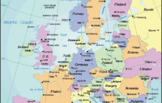 Printable Map Of Europe With Countries And Capitals