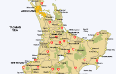 Printable Map Of New Zealand TravelsFinders Com