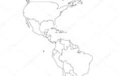 Printable Map Of North And South America Printable Maps