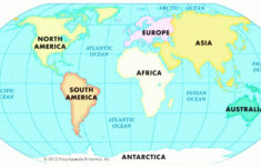 Printable Map Of Oceans And Continents Printable Maps