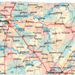 Printable Map Of Tennessee With Cities Free Printable Maps