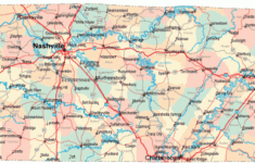 Printable Map Of Tennessee With Cities Free Printable Maps