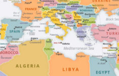 Printable Map Of The Mediterranean Sea Area Free Printable Maps