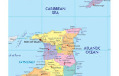 Printable Map Of Trinidad And Tobago Printable Maps