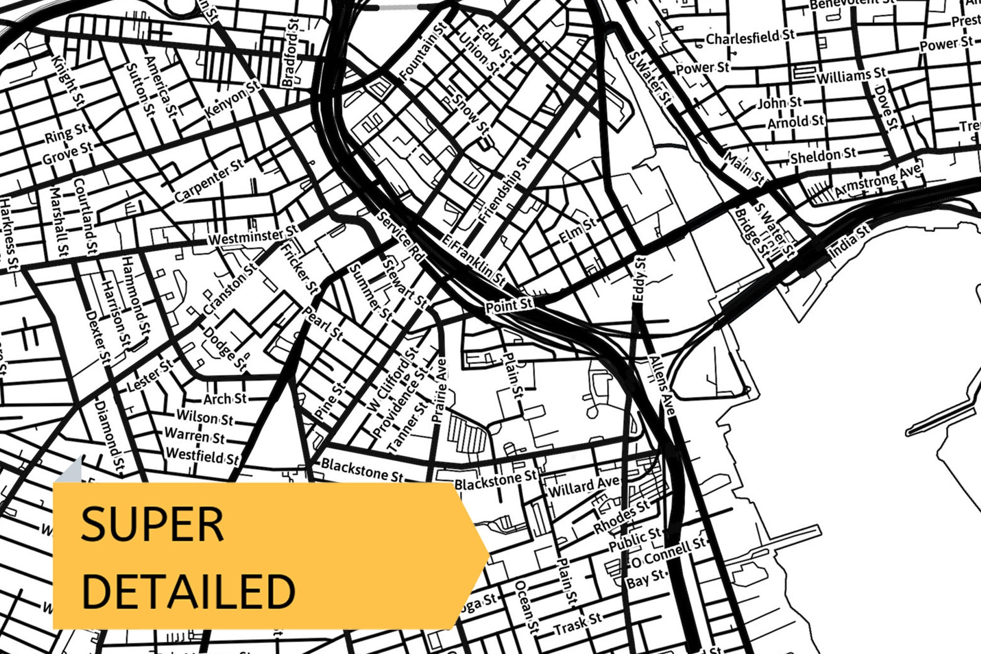 Printable Maps With Street Names | Adams Printable Map