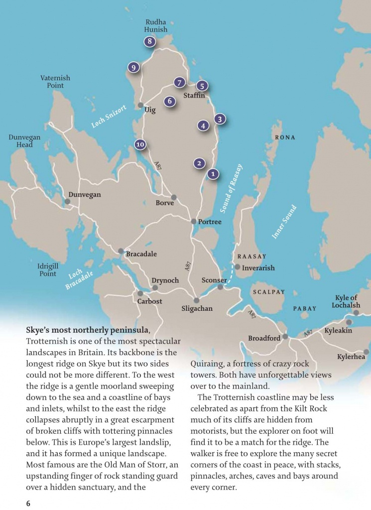 Printable Map Skye Printable Maps