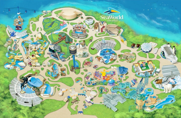 Print Out Map Of San Diego Seaworld 2022