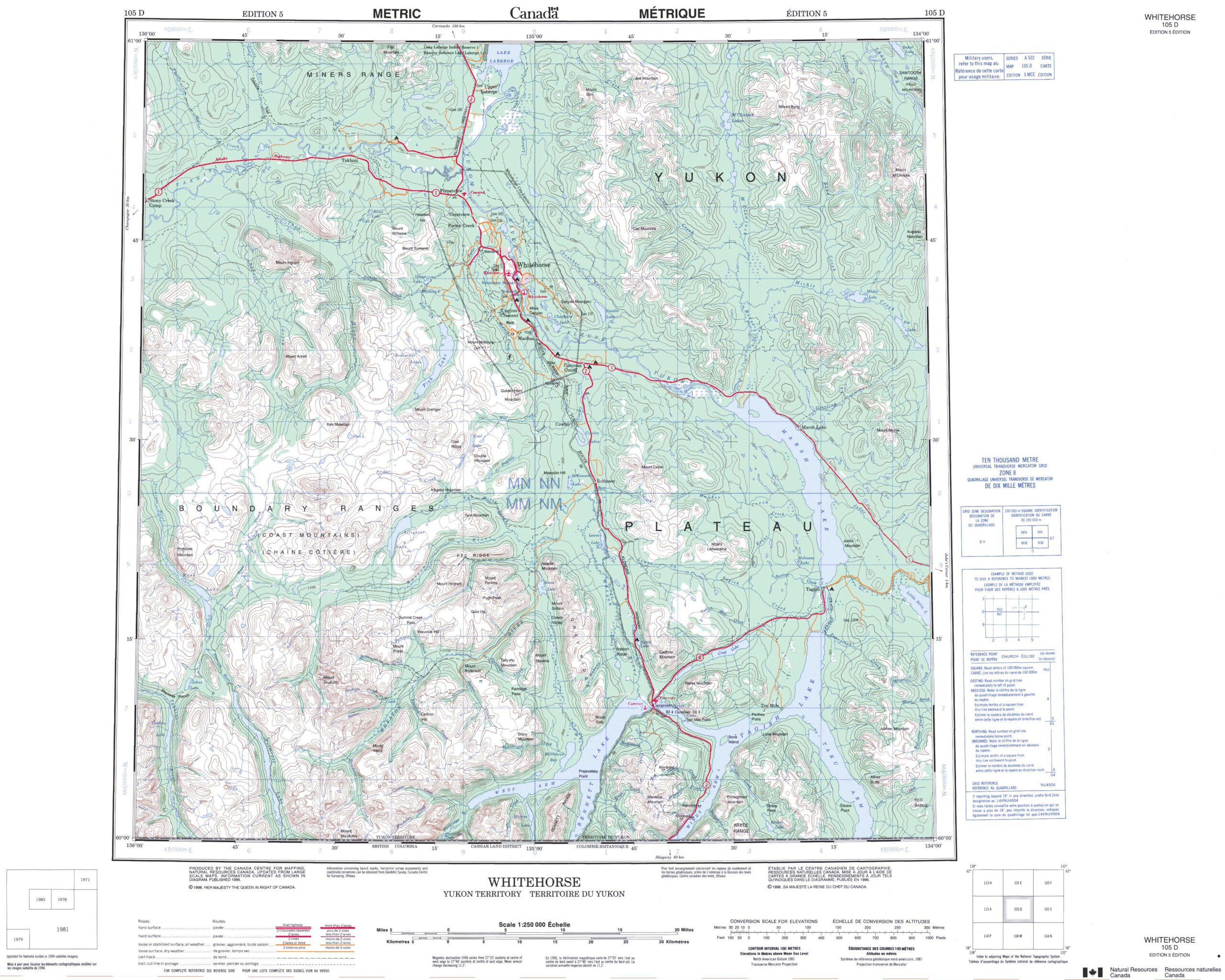 Printable Topographic Map Of Vancouver 092G Bc Free Printable Topo 
