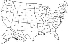 Printable Usa Map Black And White Printable US Maps