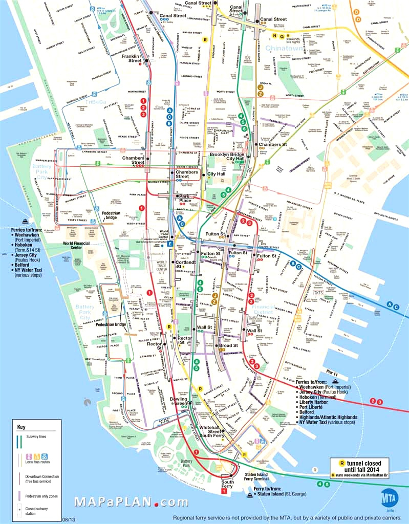 Map Of Midtown Manhattan Printable Adams Printable Map