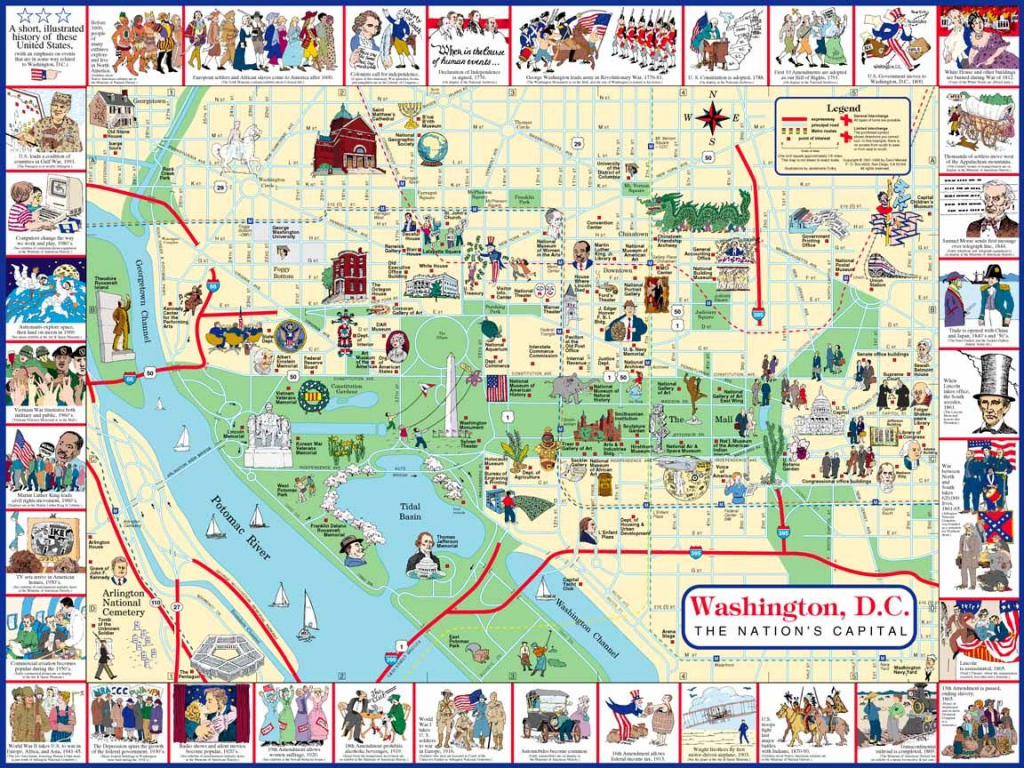 Printable Walking Map Of Washington Dc Printable Maps