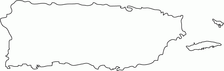 Puerto Rico Outline Map ClipArt Best ClipArt Best