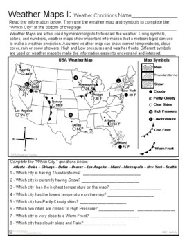 Reading A Weather Map Worksheet 4th Grade Time Zones Map