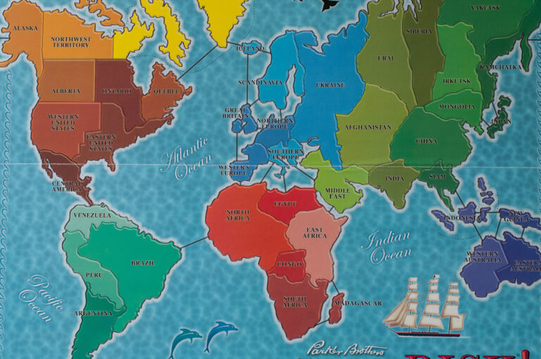 Risk Game Map | Adams Printable Map