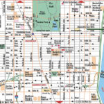 Road Map Of Midtown Manhattan Manhattan New York Manhattan Map