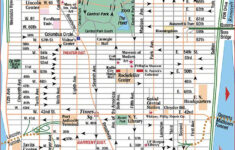 Road Map Of Midtown Manhattan Manhattan New York Manhattan Map
