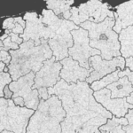 ScalableMaps Vector Map Of Germany Black White No Labels Theme