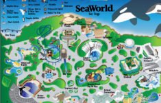 Sea World San Diego Vector Map On Behance
