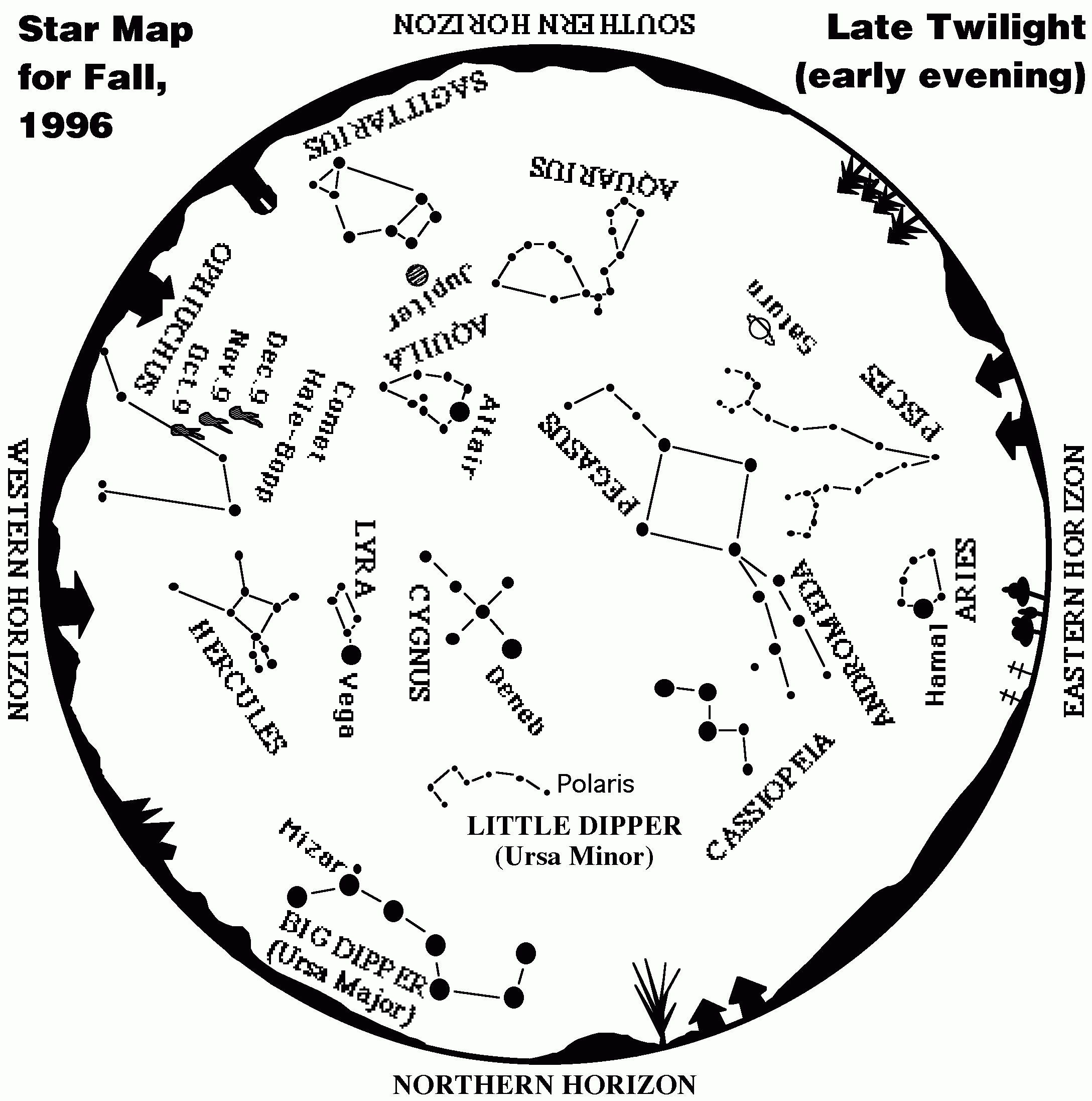 Simple Constellation Map For Kids Star Constellations Map This Is 