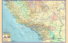 Southern California Wall Map The Map Shop