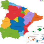 Spain Map Blank Political Spain Map With Cities Span 4 Historia De