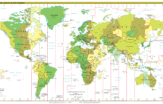 Standard Time Zones For 2012 Time Zone Map World Time Zones