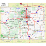 State Map Of Colorado World Map Gray