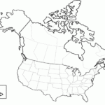 States Of The USA And Provinces Of Canada Printable