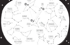 summer constellation map mr printables Summer Constellation Map Mr Printables