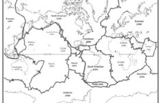 tectonic plates map free printable Tectonic Plates Map Free Printable