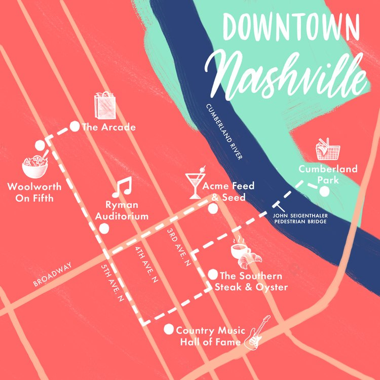 The Best Walking Routes In Downtown Nashville Livestrong
