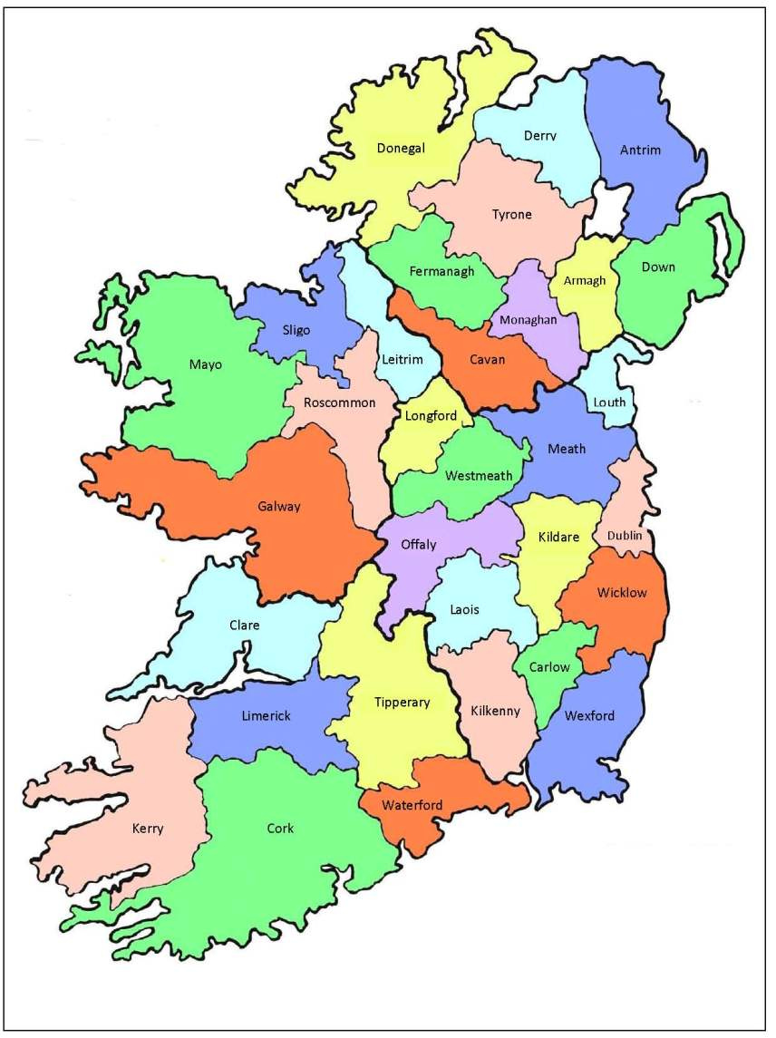 The Counties Of Ireland Antrim To Dublin Introduction 