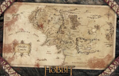The Hobbit Map Movie Poster 24x36 Inch Walmart Walmart