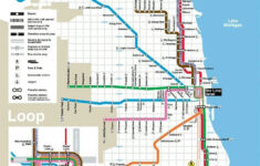 The Loop Chicago Map Train Map System Map