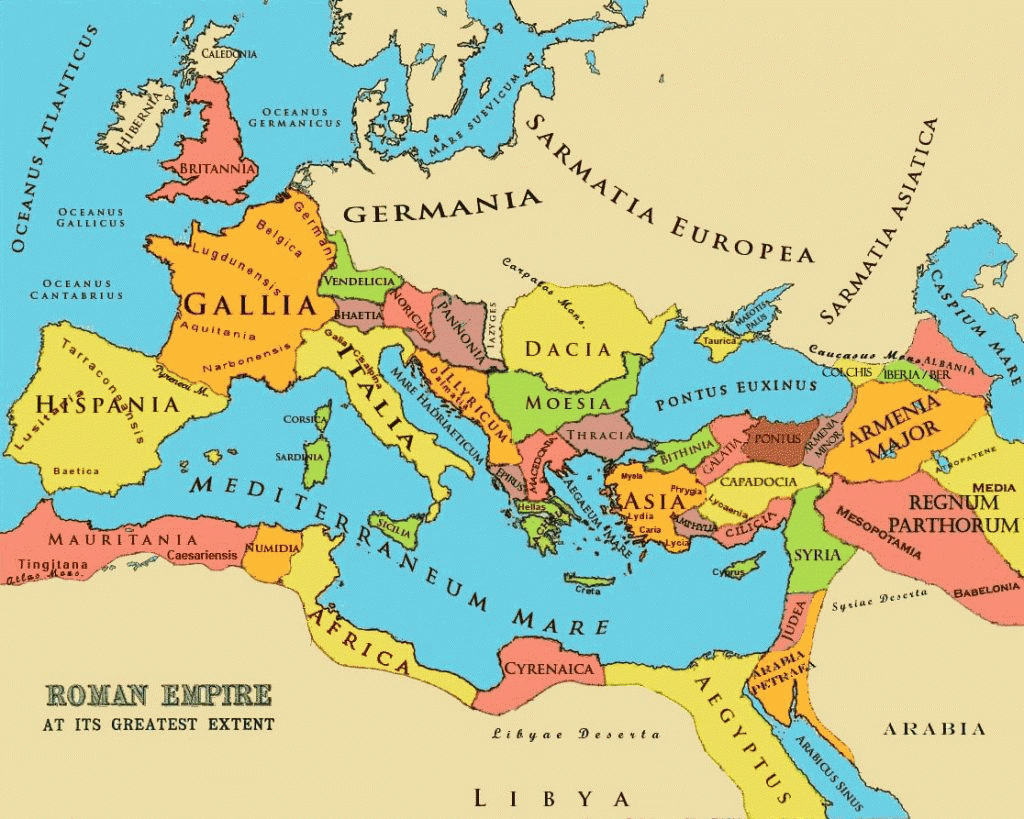 The Roman Empire Bible History Online Roman Empire Map For Kids 