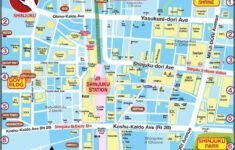 TOKYO POCKET GUIDE Shinjuku Map In English For Things To Do And