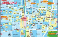 TOKYO POCKET GUIDE Shinjuku Tokyo Map In English For Things To Do