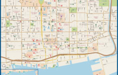 Toronto Downtown Map Digital Vector Creative Force