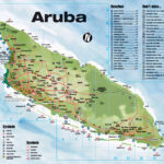 Tourist Map Of Aruba Aruba Tourist Map Vidiani Maps Of All