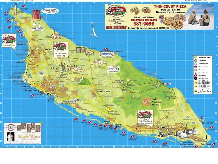 Tourist Map Of Aruba Aruba Tourist Map We Are Going To Need This 