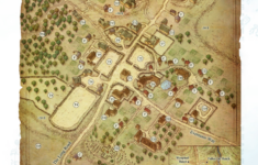 Town Of Triboar From Storm King 39 s Thunder Fantasy City Map